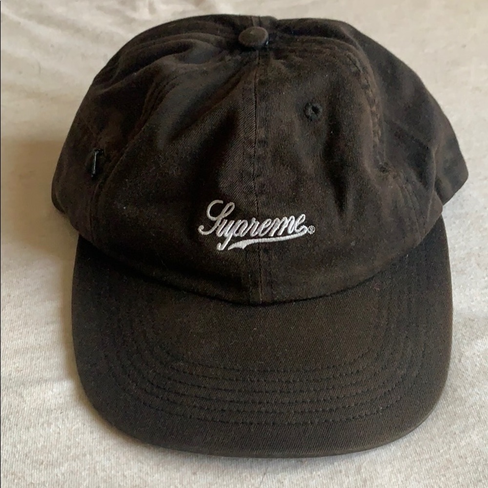 SS18 Supreme Script Logo Side Pocket 6 Panel
